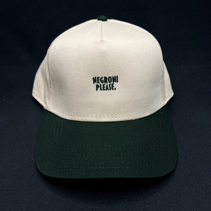 Negroni Please Nostalgia Killer Strapback Cocktail Bar Hat