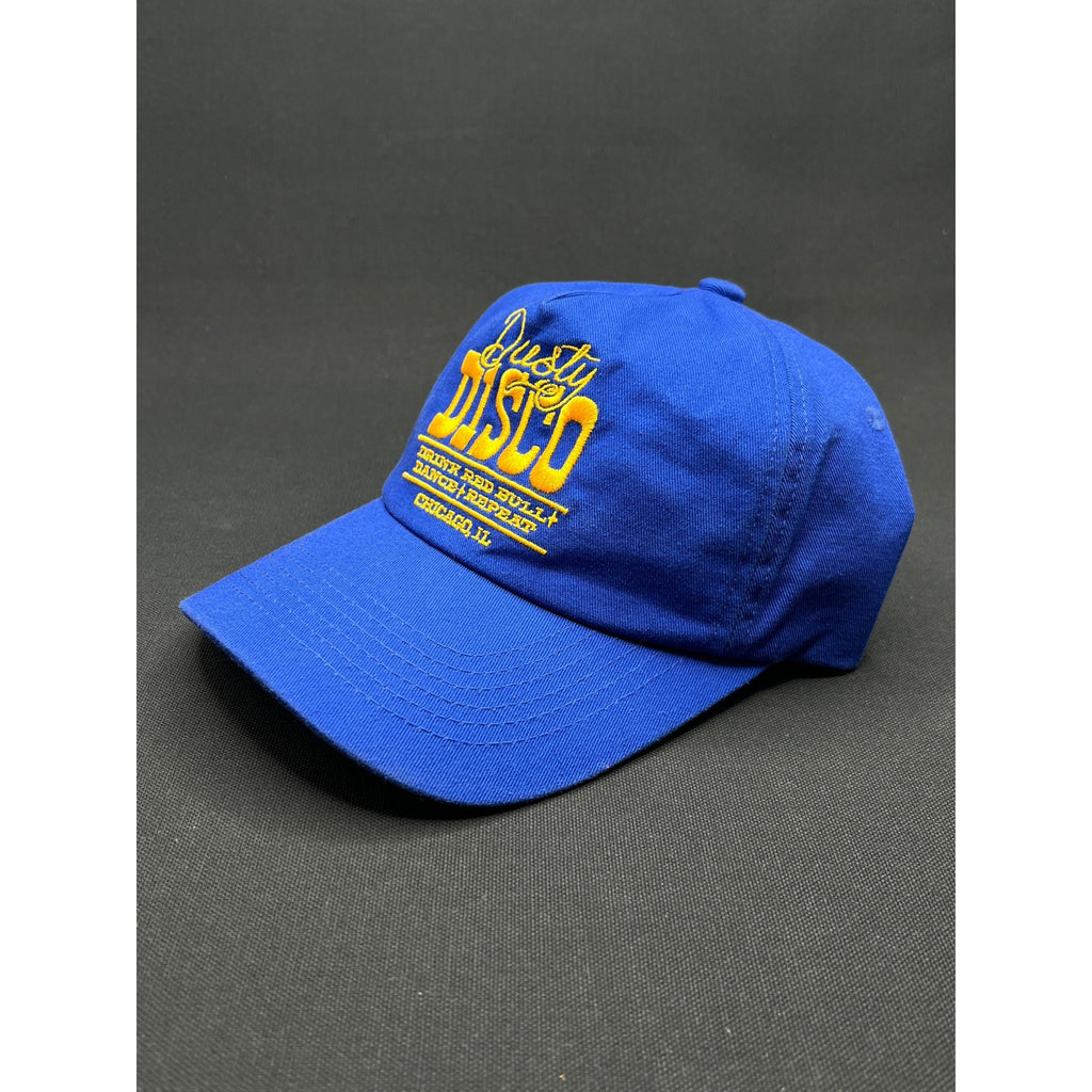 Vintage Dusty Disco Chicago Illinois Blue & Yellow Snapback Hat