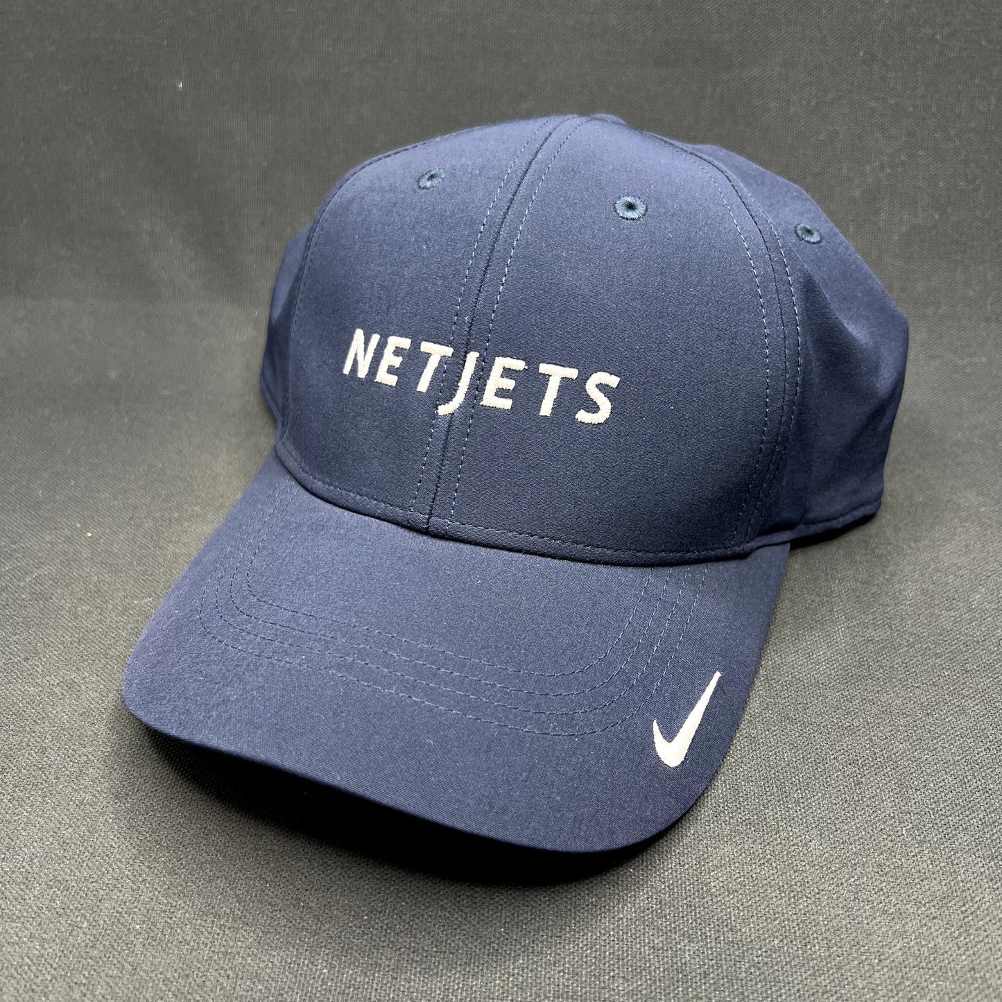 Nike Legacy91 NetJets Adjustable Strapback Hat Navy Blue Private Aviation