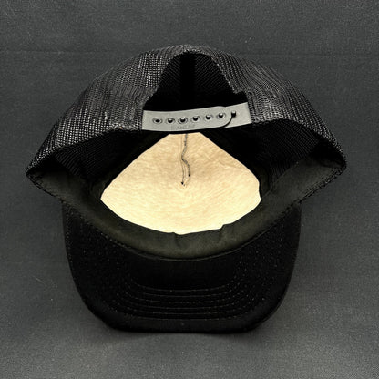 Vintage Miami Vice Black Mesh Snapback Trucker Hat Made in Korea