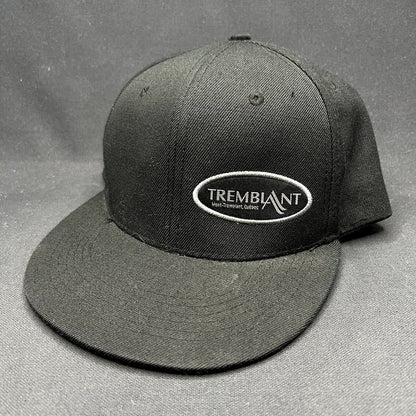 Mont Tremblant Quebec Black Snapback Hat Ski Resort Fits