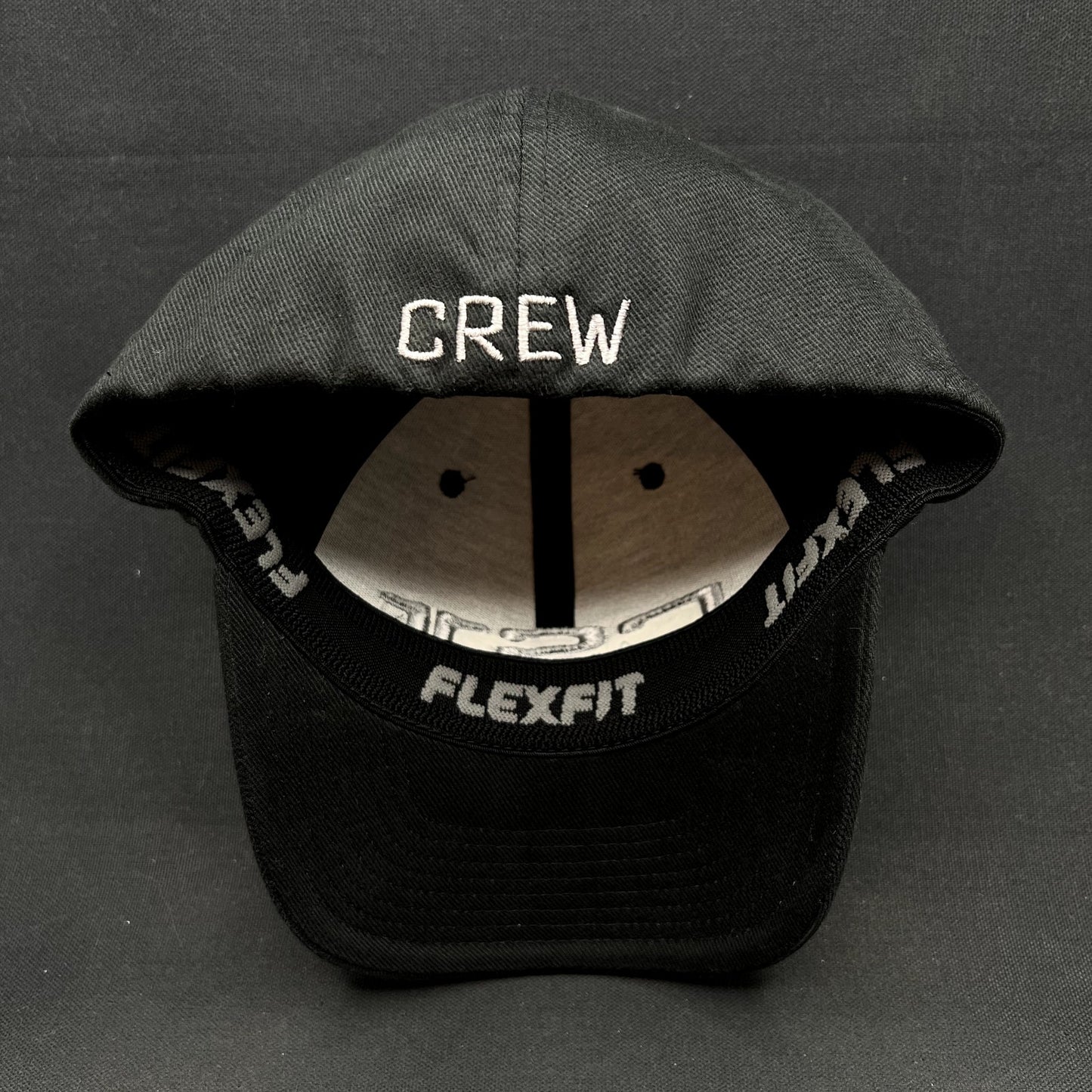 CSI Crew Flexfit Hat Black Yupoong Flexfit Embroidered Production Staff Cap S/M