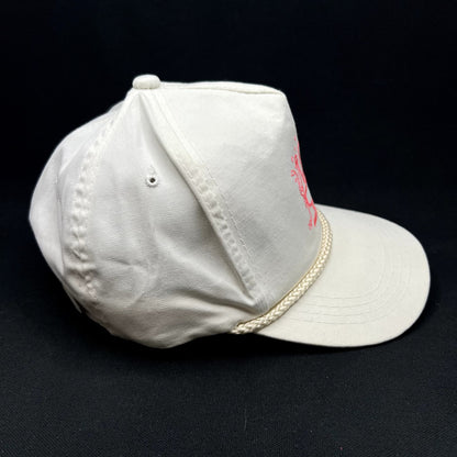 Vintage 1991 Aspen Wine Party Strapback Hat Rope Yupoong Korea