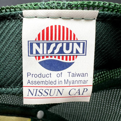 Vintage FILM CREW Green Mesh Trucker Snapback Hat Nissun Cap