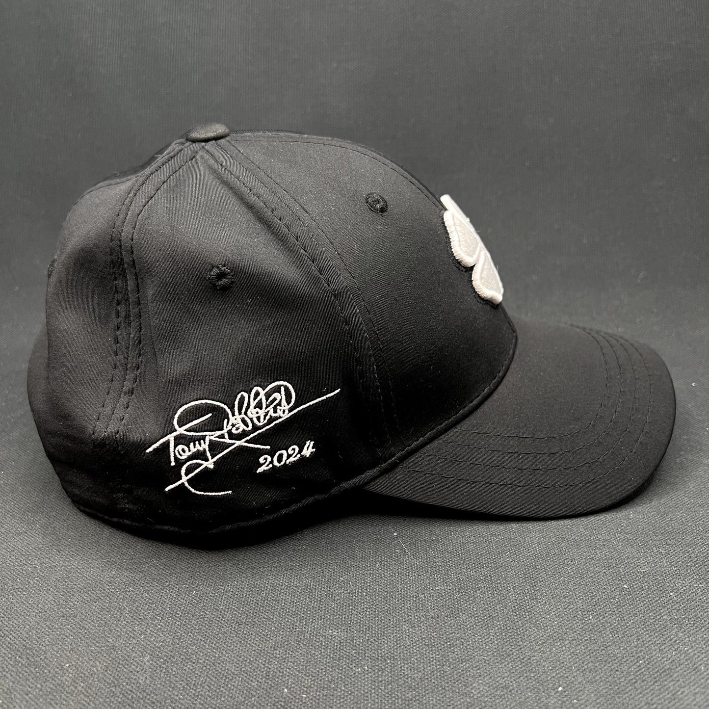 Black Clover Tony Robbins Blessed 2024 Snapback Hat Black Golf Cap