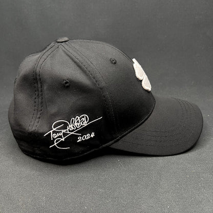 Black Clover Tony Robbins Blessed 2024 Snapback Hat Black Golf Cap
