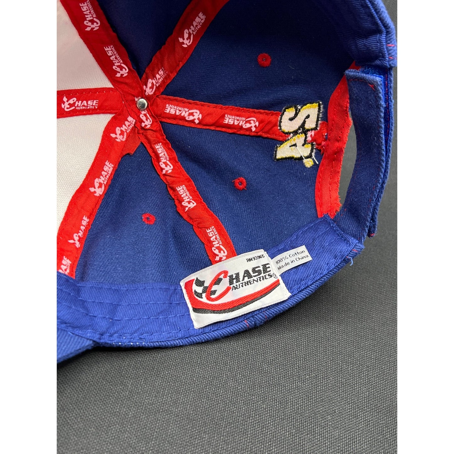 Vintage DuPont Motorsports #24 NASCAR Snapback Hat Chase Authentics
