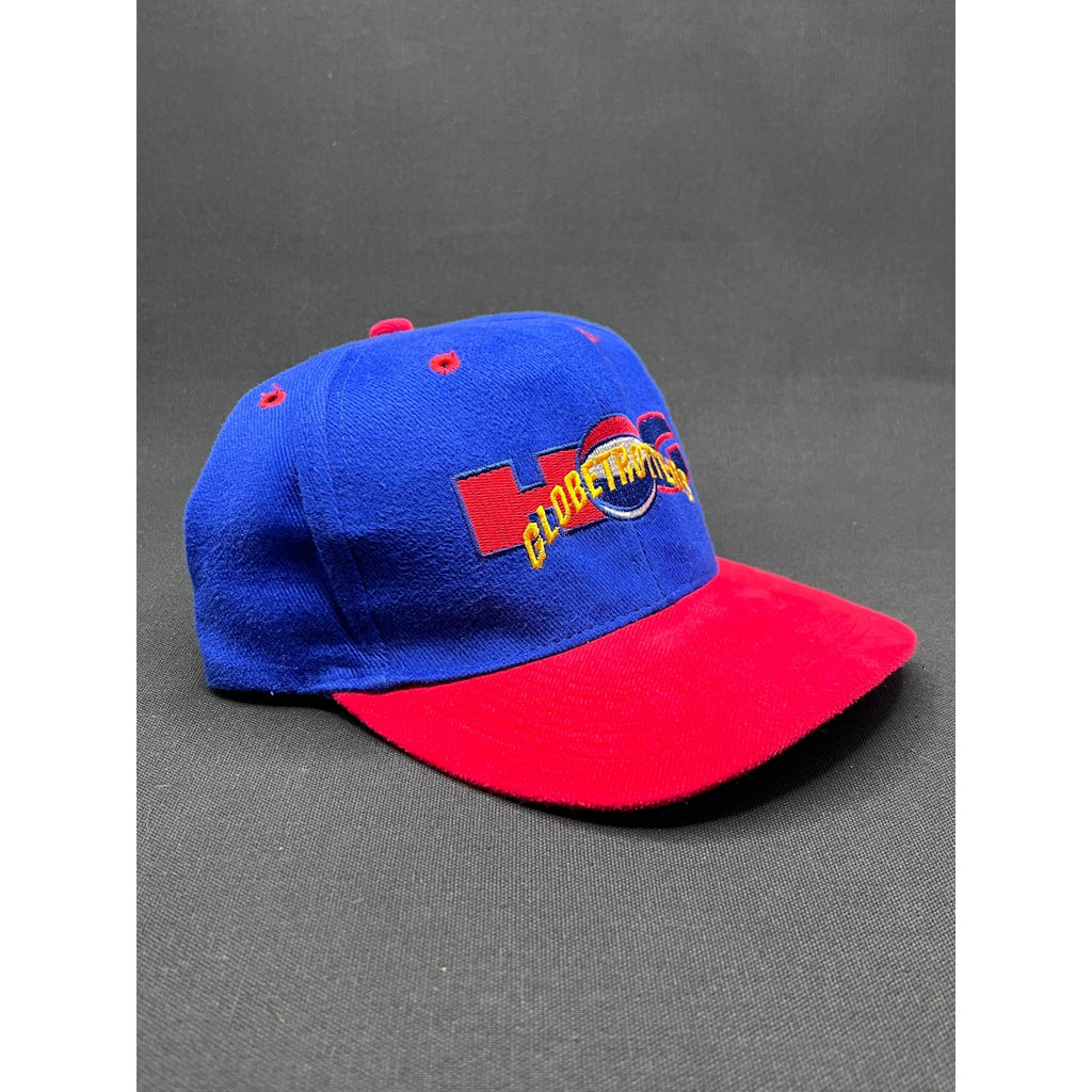 Vintage 90's Harlem Globetrotters Snapback Hat – Otto Cap Red Blue Basketball