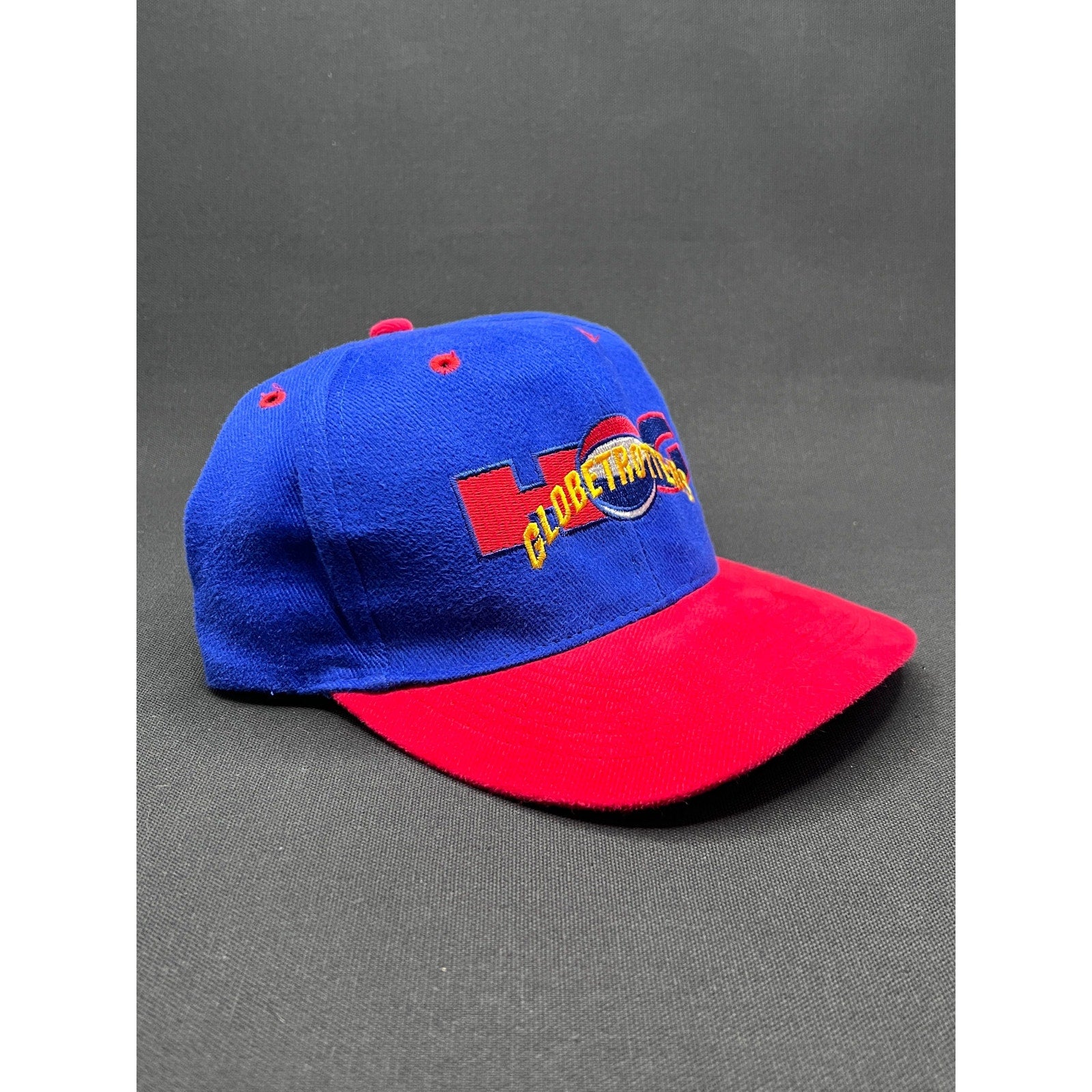 Vintage 90's Harlem Globetrotters Snapback Hat – Otto Cap Red Blue Basketball