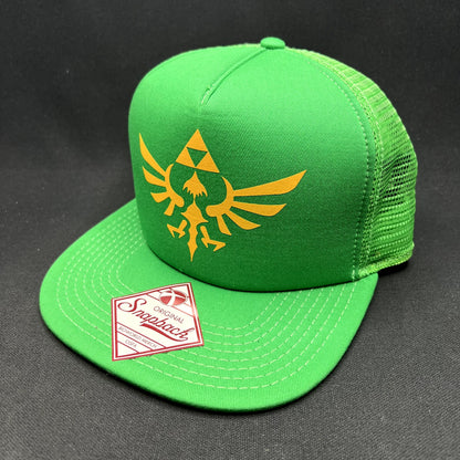 Legend of Zelda Skyward Sword Hylian Crest Trucker Snapback Hat Nintendo 2016