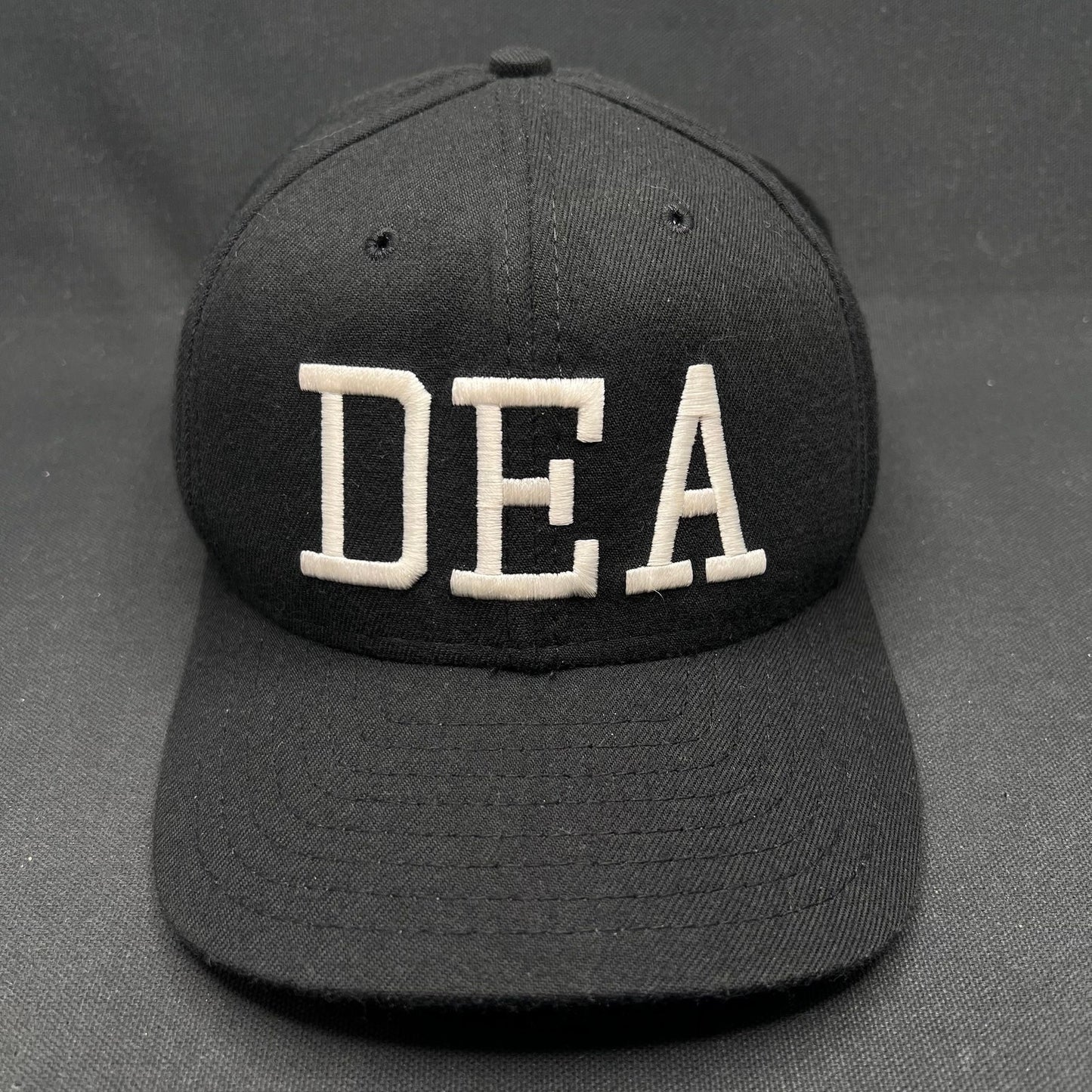 Vintage DEA New Era Strapback Hat Made USA Law Enforcement Cap