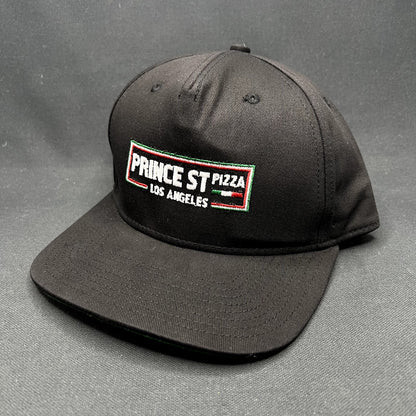 Prince St Pizza Los Angeles Snapback Hat Cobra Cap Black