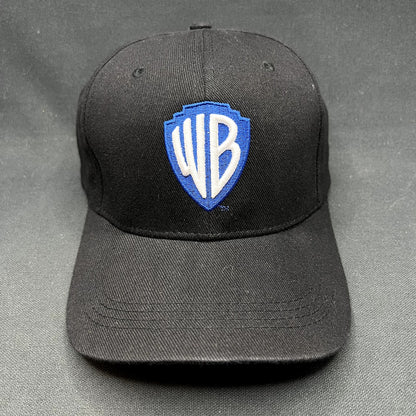 Warner Bros Studio Tour Hollywood Fitted Hat Black Blue WB Cap M/L