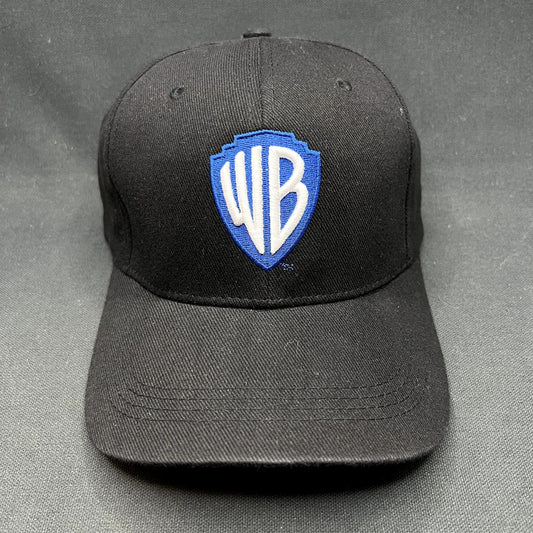 Warner Bros Studio Tour Hollywood Fitted Hat Black Blue WB Cap M/L