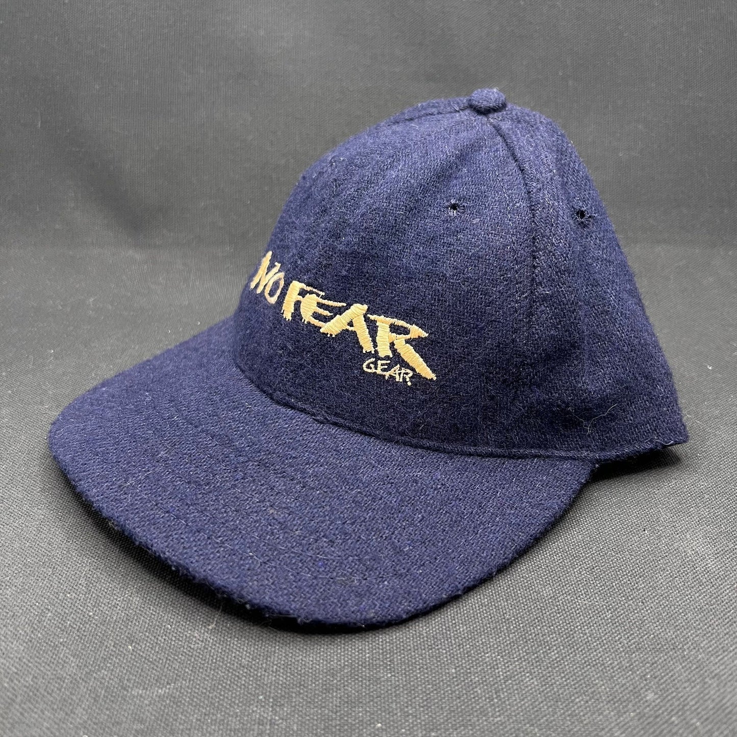 Vintage 90s No Fear Gear Snapback – Made in USA Wool