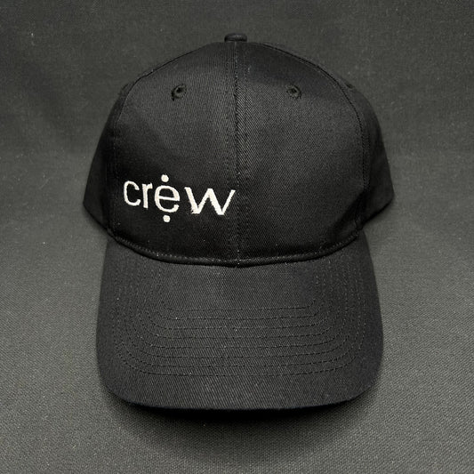 Crew Logo Snapback Hat Black KC Headwear Promotional Cap