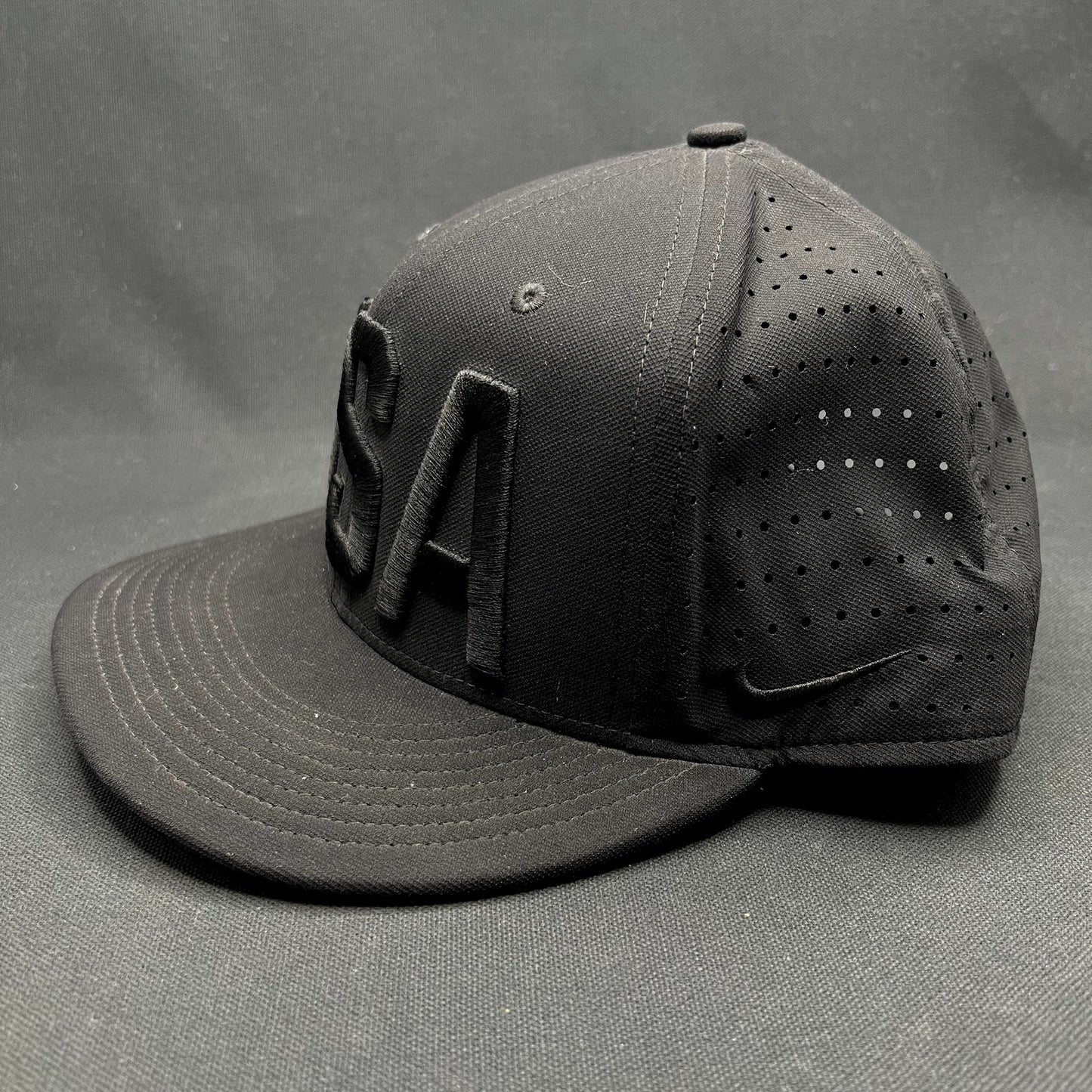 Nike Team USA Snapback Hat Blackout Dri-FIT Olympic Cap