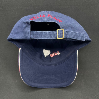 Vintage Wells Fargo Sterling Cup Classic Strapback Hat Navy Golf Cap