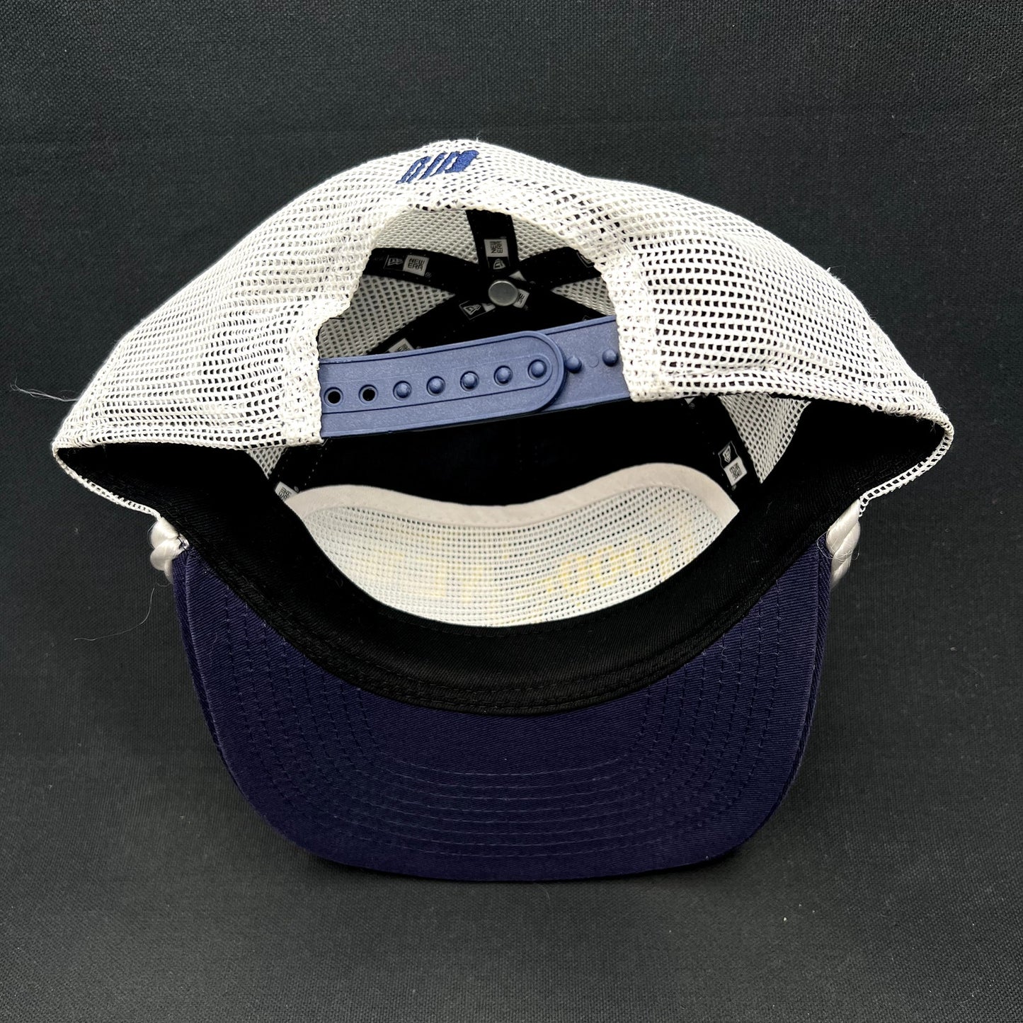 Vintage Goodyear Wingfoot NASCAR New Era Trucker Snapback Hat Rope Cap