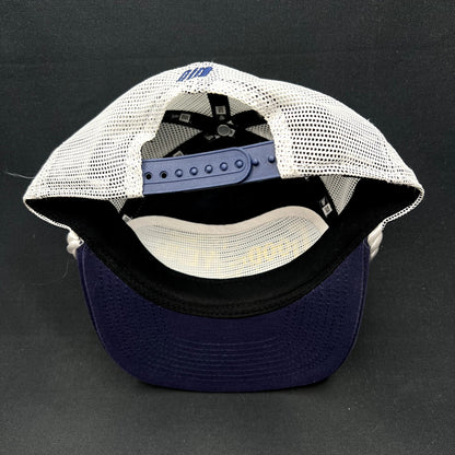 Vintage Goodyear Wingfoot NASCAR New Era Trucker Snapback Hat Rope Cap