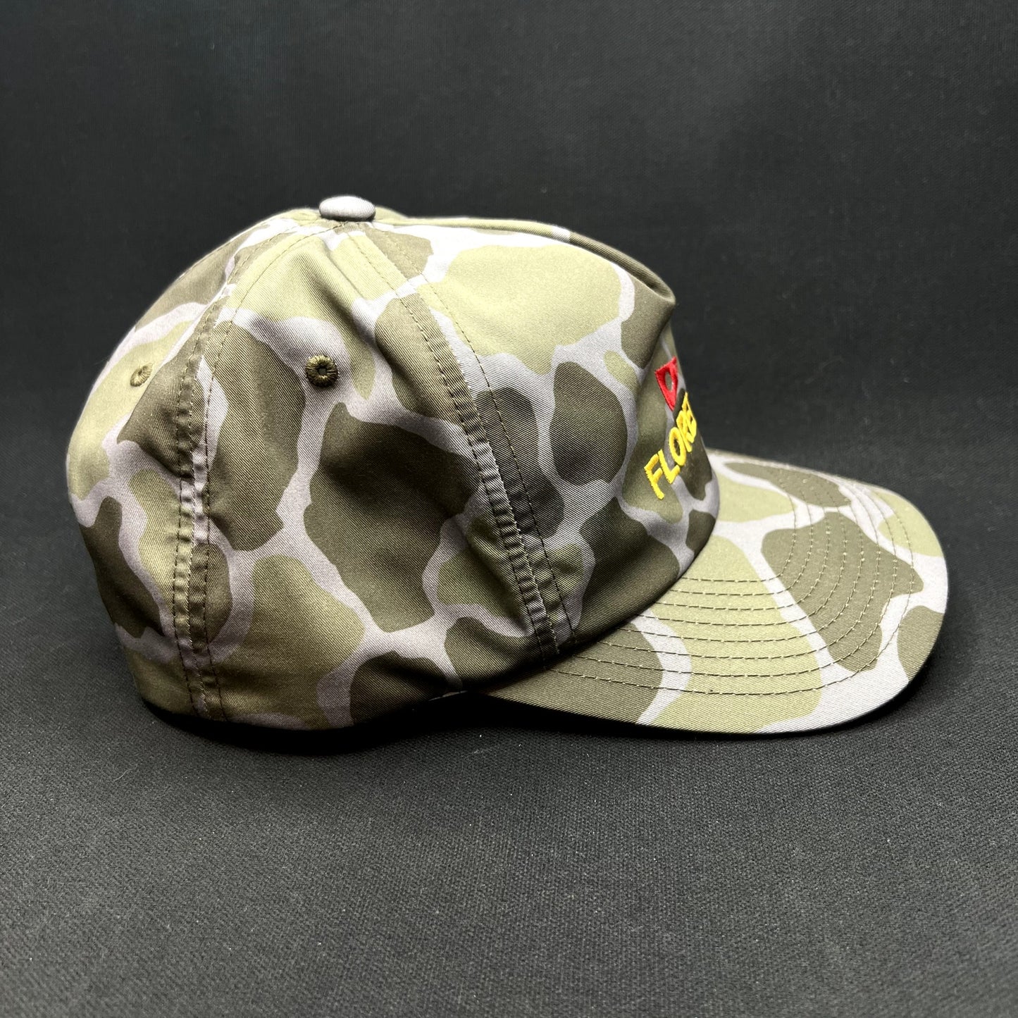 Florence Marine X Camo Snapback Hat Sample North Shore Tested Yupoongw