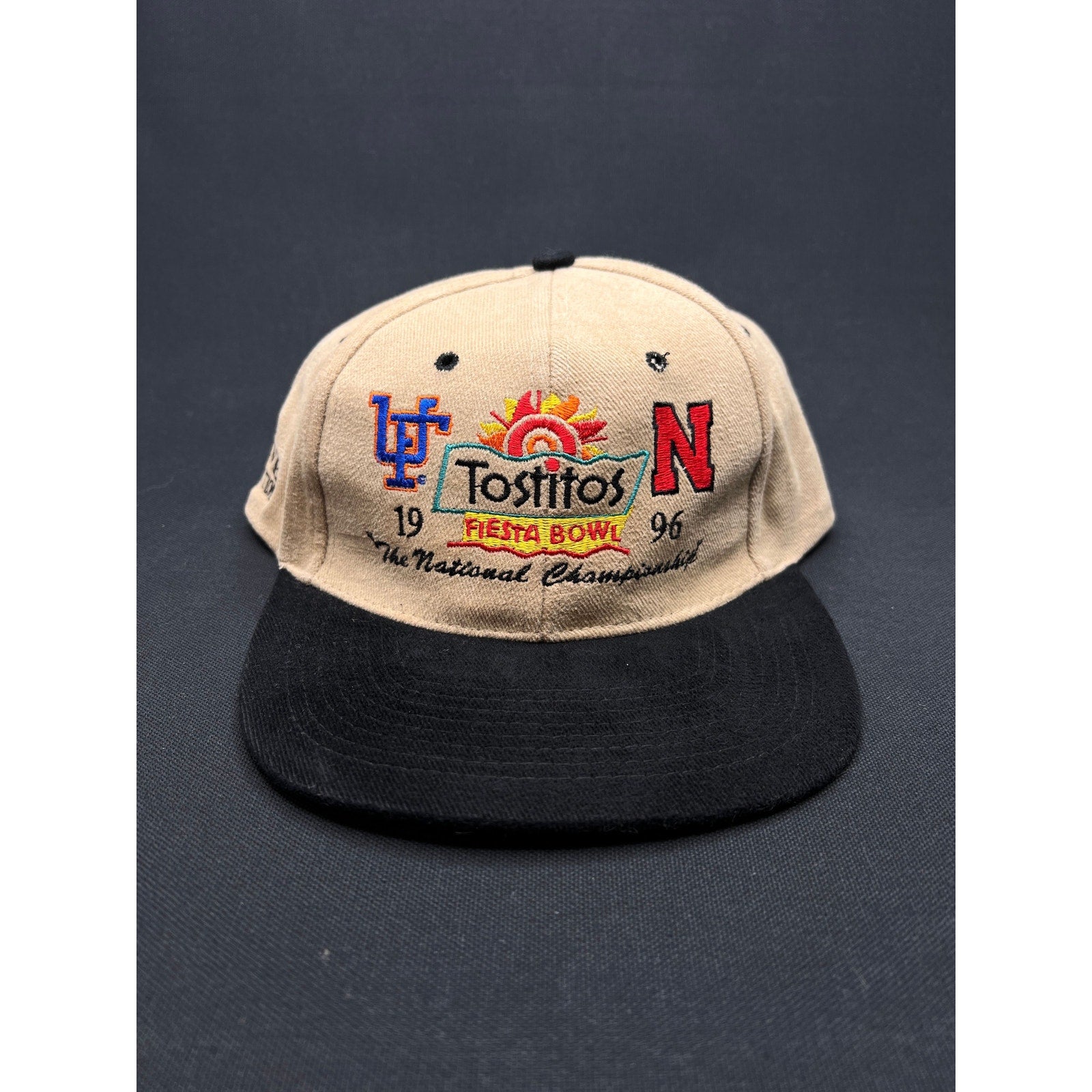 Vintage 1996 Tostitos Fiesta Bowl Snapback Hat – Nissin Cap Florida vs Nebraska