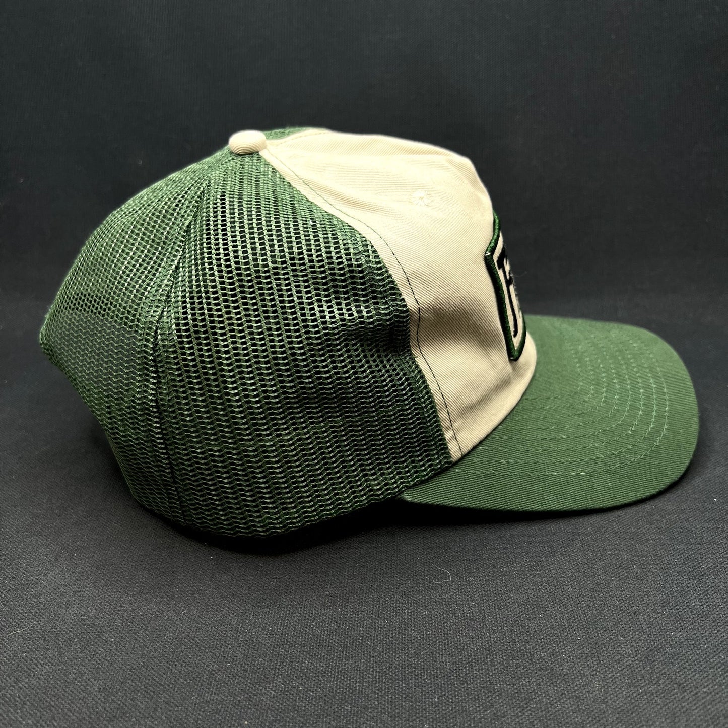 Vintage Farm League Film Company Trucker Snapback Hat Green White Seagerm