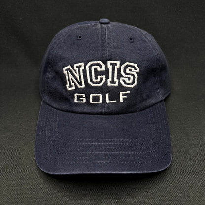 Vintage NCIS Golf Tournament Strapback Hat 13th Annual Navy