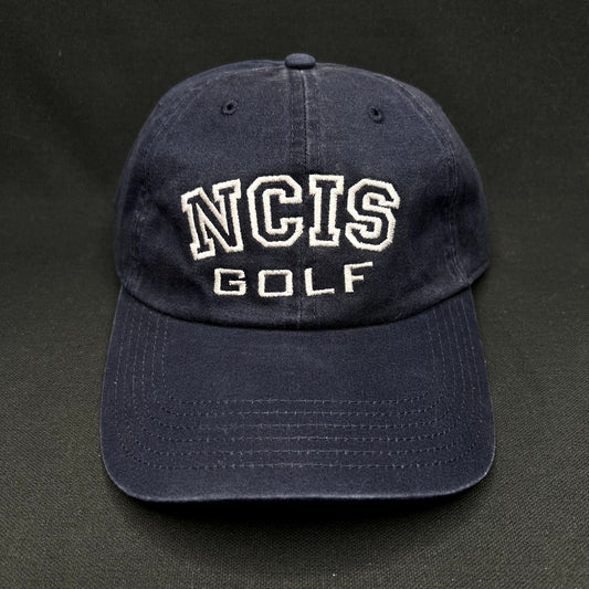 Vintage NCIS Golf Tournament Strapback Hat 13th Annual Navy