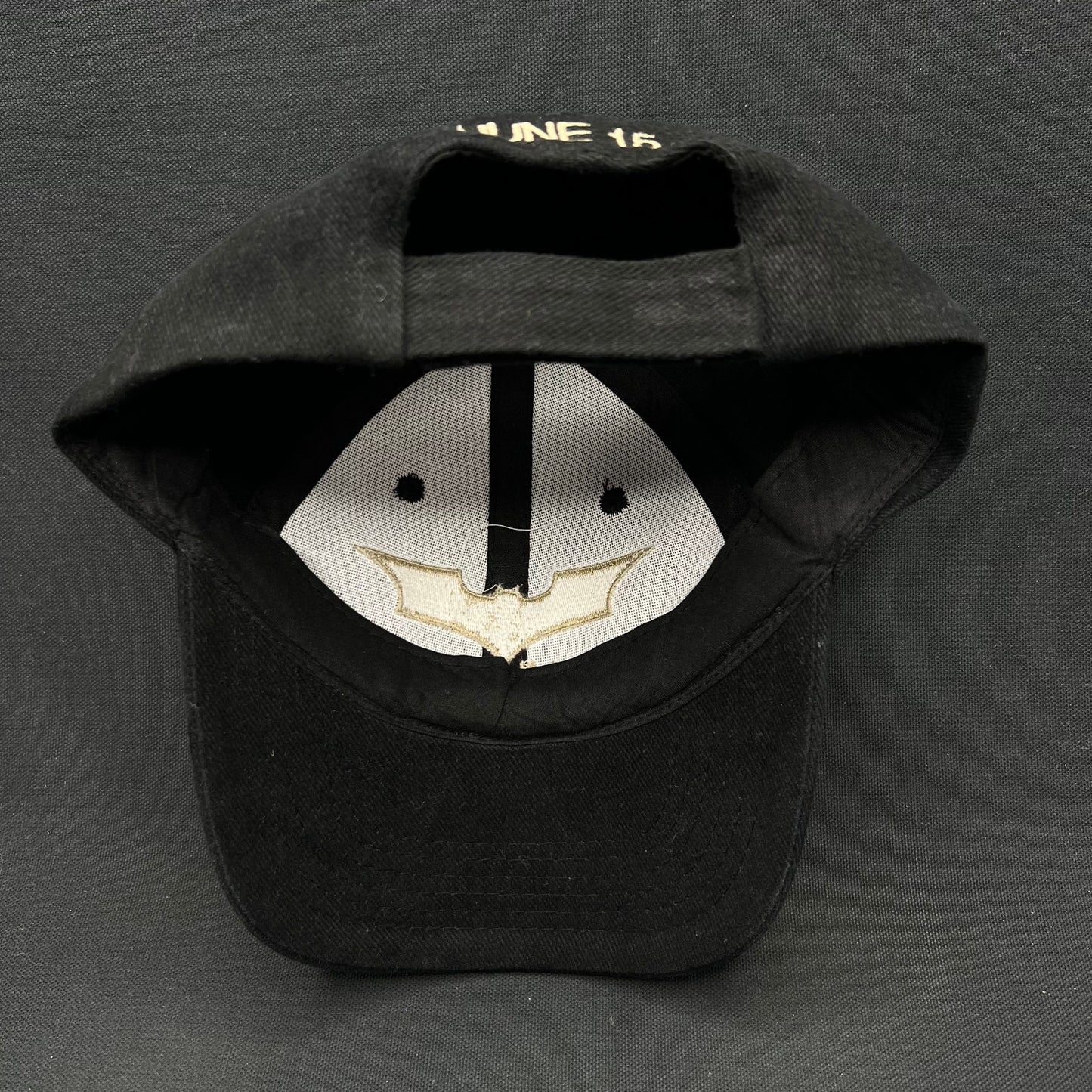 2005 Batman Begins Strapback Hat Vintage Movie Promo DC Comics Cap