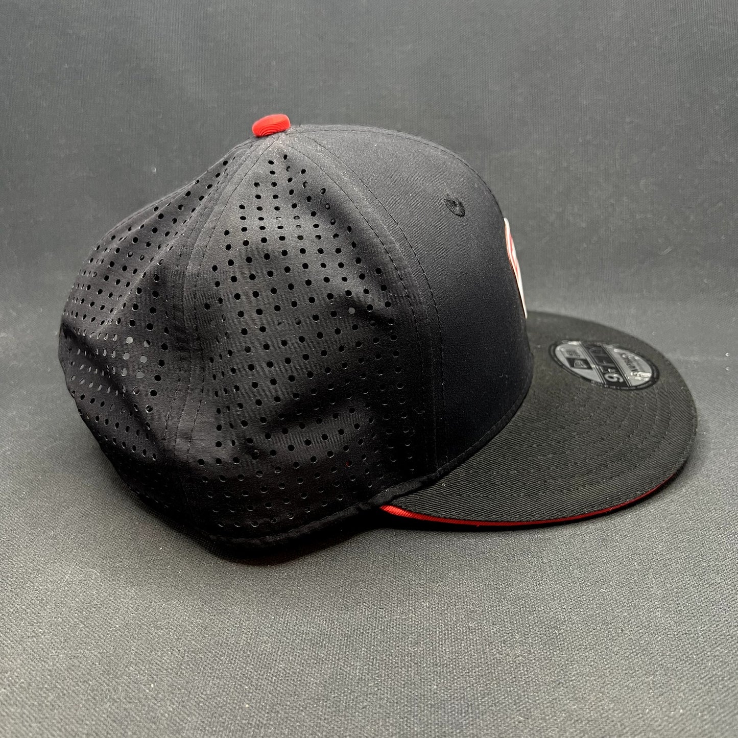 New Era 9FIFTY Ducati Shield Snapback Hat Official Motorcycle Racing Cap Black