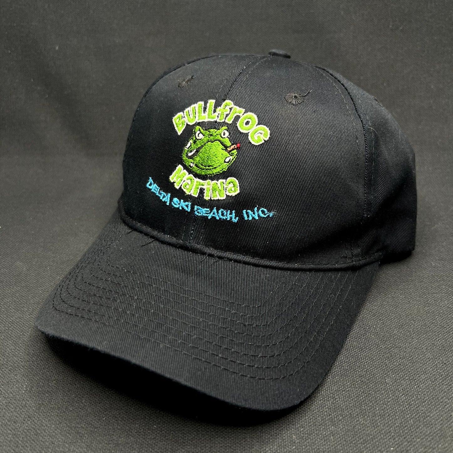 Bullfrog Marina Delta Ski Beach Strapback Hat Frog Logo Lake Powell