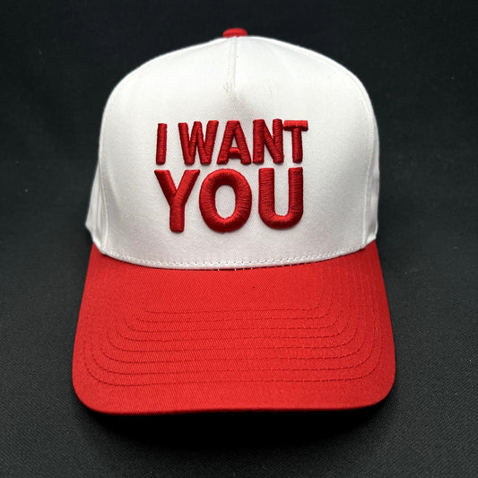 The Voice Team Official Michael Bublé “I Want You” Snapback Hat Red White