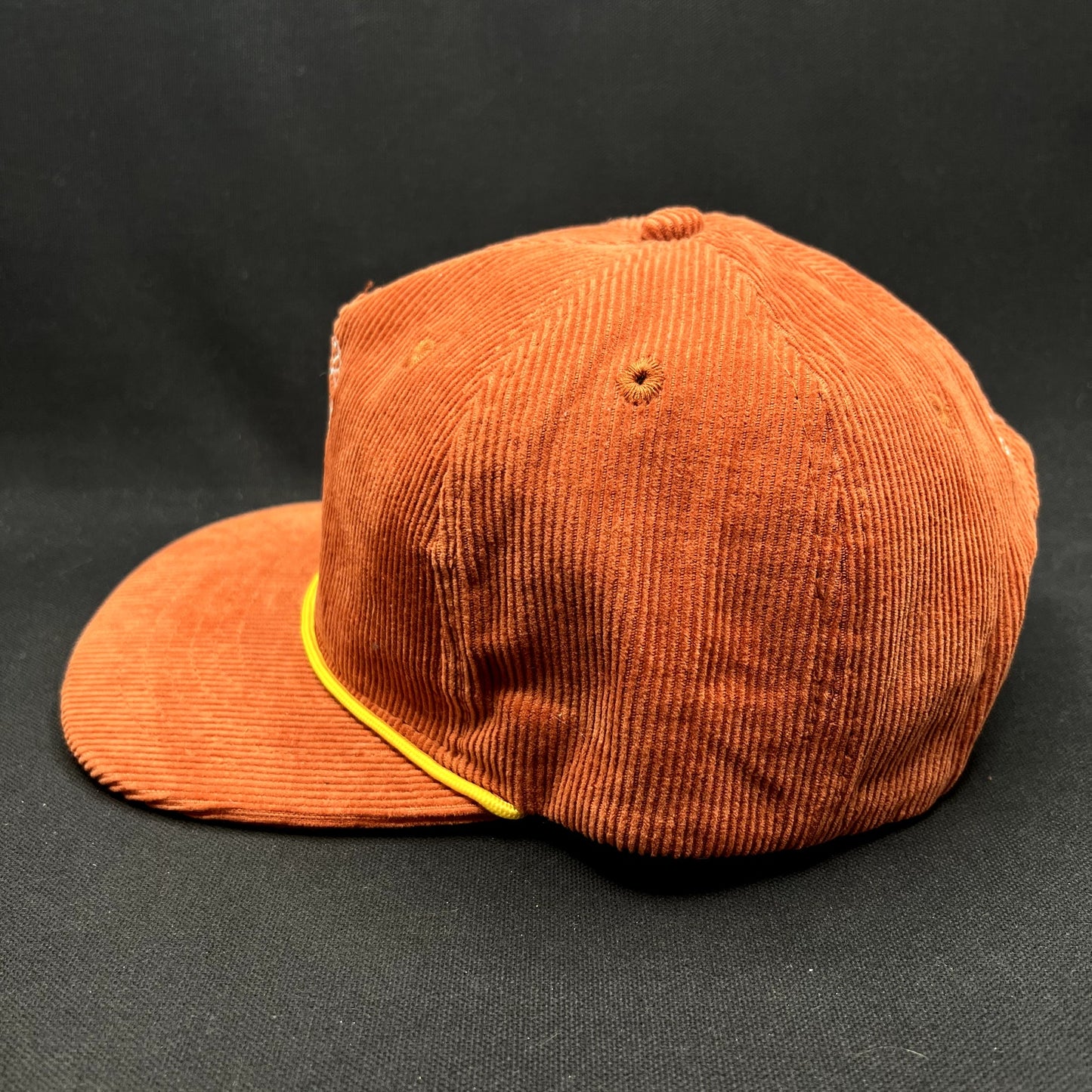 Mountain Rambler Brewing Corduroy Snapback Hat Retro Rope Cap