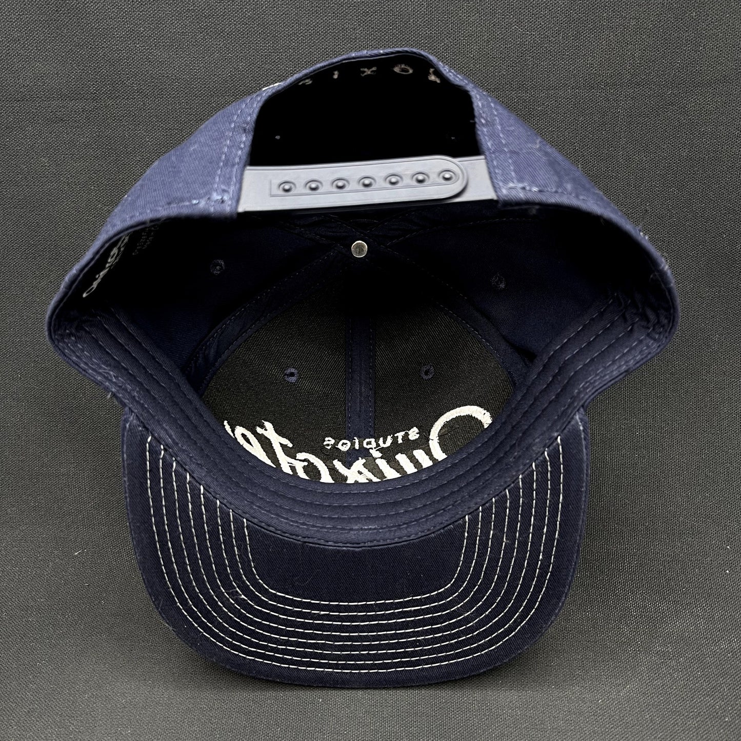 Quixote Studios Los Angeles Snapback Hat Navy Film Production Cap