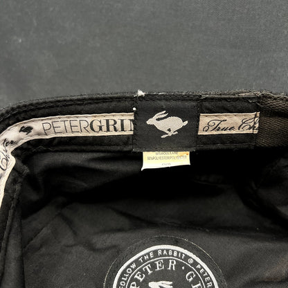 Peter Grimm Black Wool Blend Military Cadet Cap OS