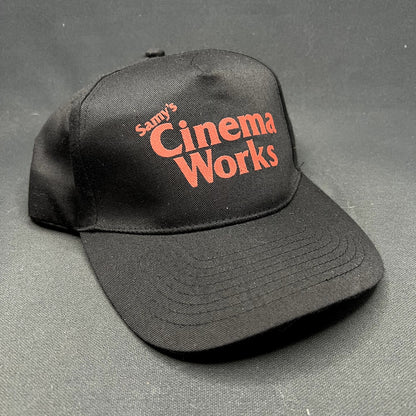 Retro Samy’s Cinema Works Nissin Strapback Hat Black Red Film Production Camera Crew