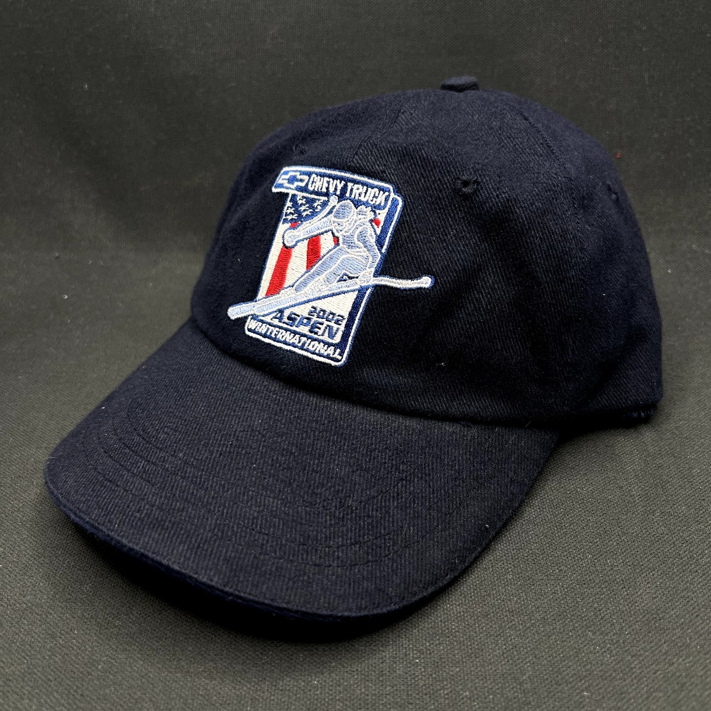 2002 Aspen Winternational Chevy Truck Ski Strapback Hat Karbon Canada