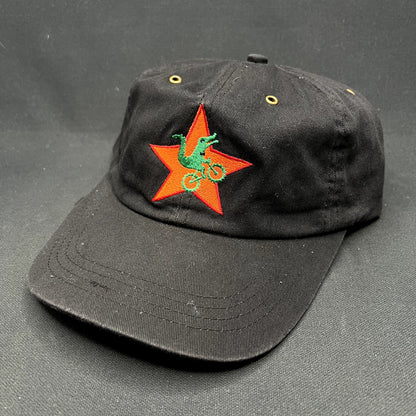 Vintage 1990s Moots Mountain Bikes Strapback Hat SCI Black Cycling MTB Cap