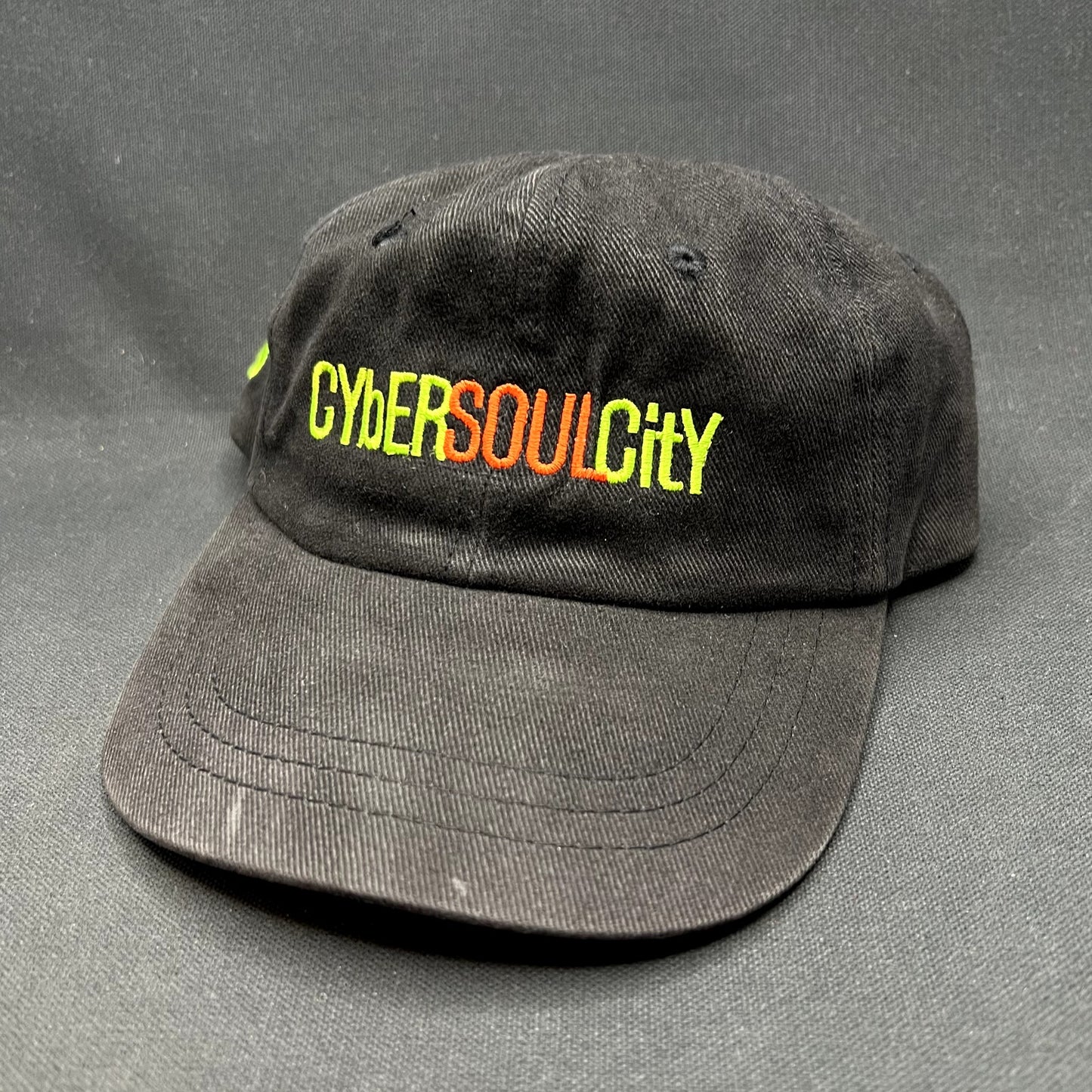 Vintage HBO CyberSoulCity Strapback Hat Black Promo Cap Y2K