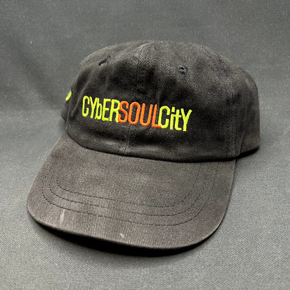 Vintage HBO CyberSoulCity Strapback Hat Black Promo Cap Y2K