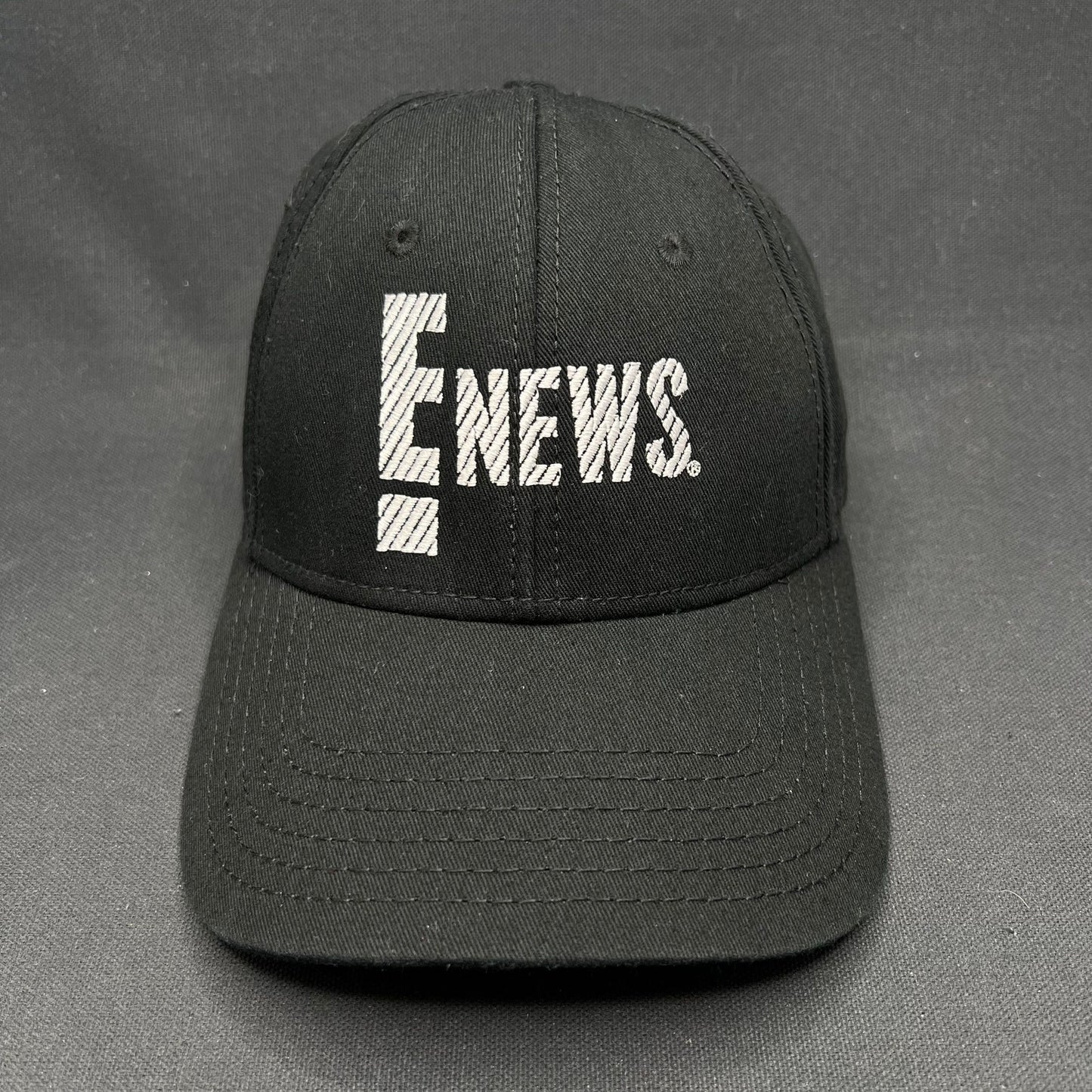 Vintage E! News Snapback Hat Otto Cap Black TV Promo Media