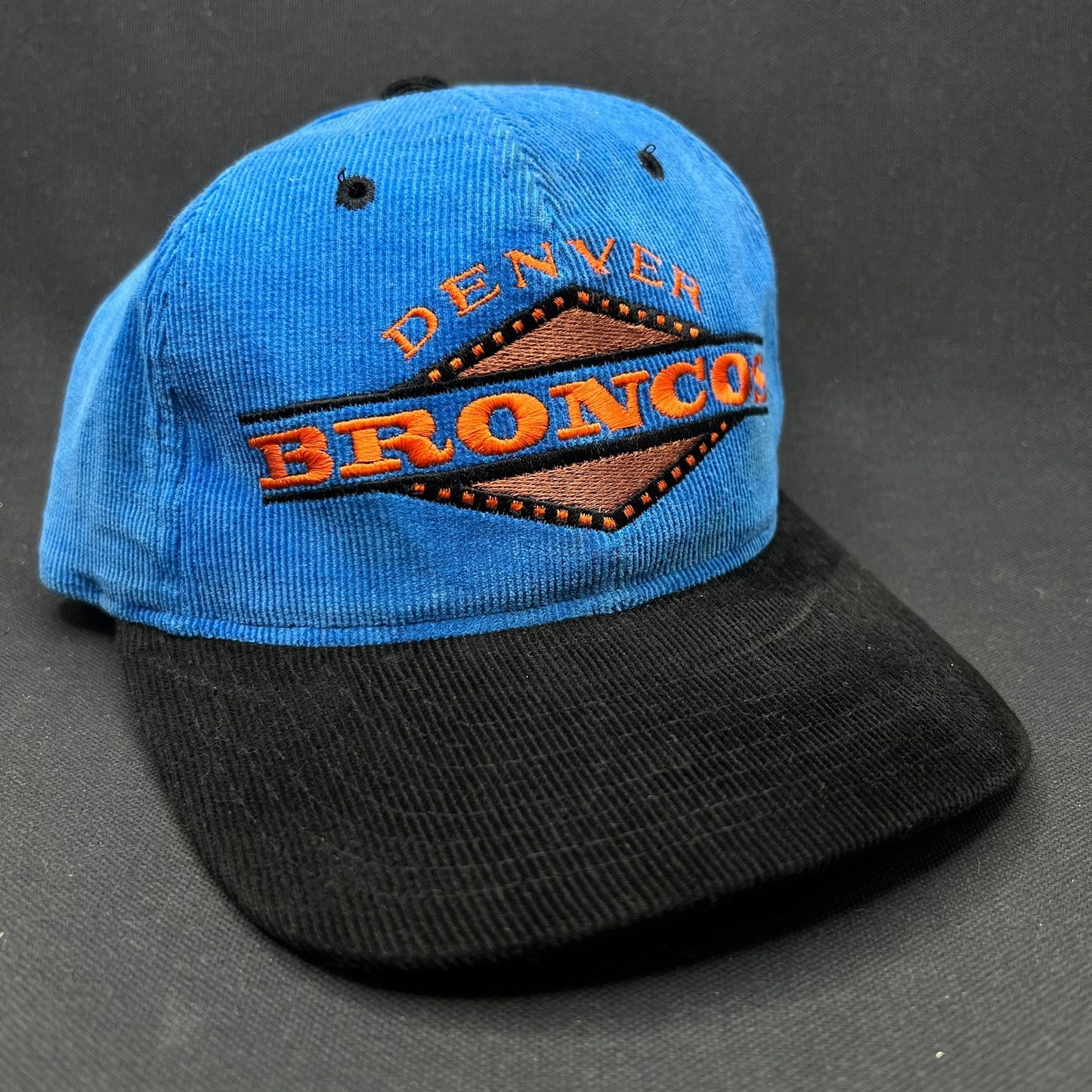 Vintage Denver Broncos Starter Corduroy Strapback NFL Hat