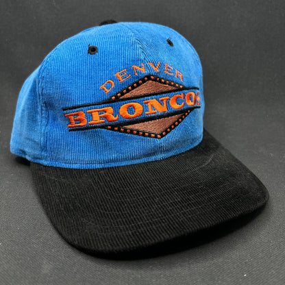 Vintage Denver Broncos Starter Corduroy Strapback NFL Hat