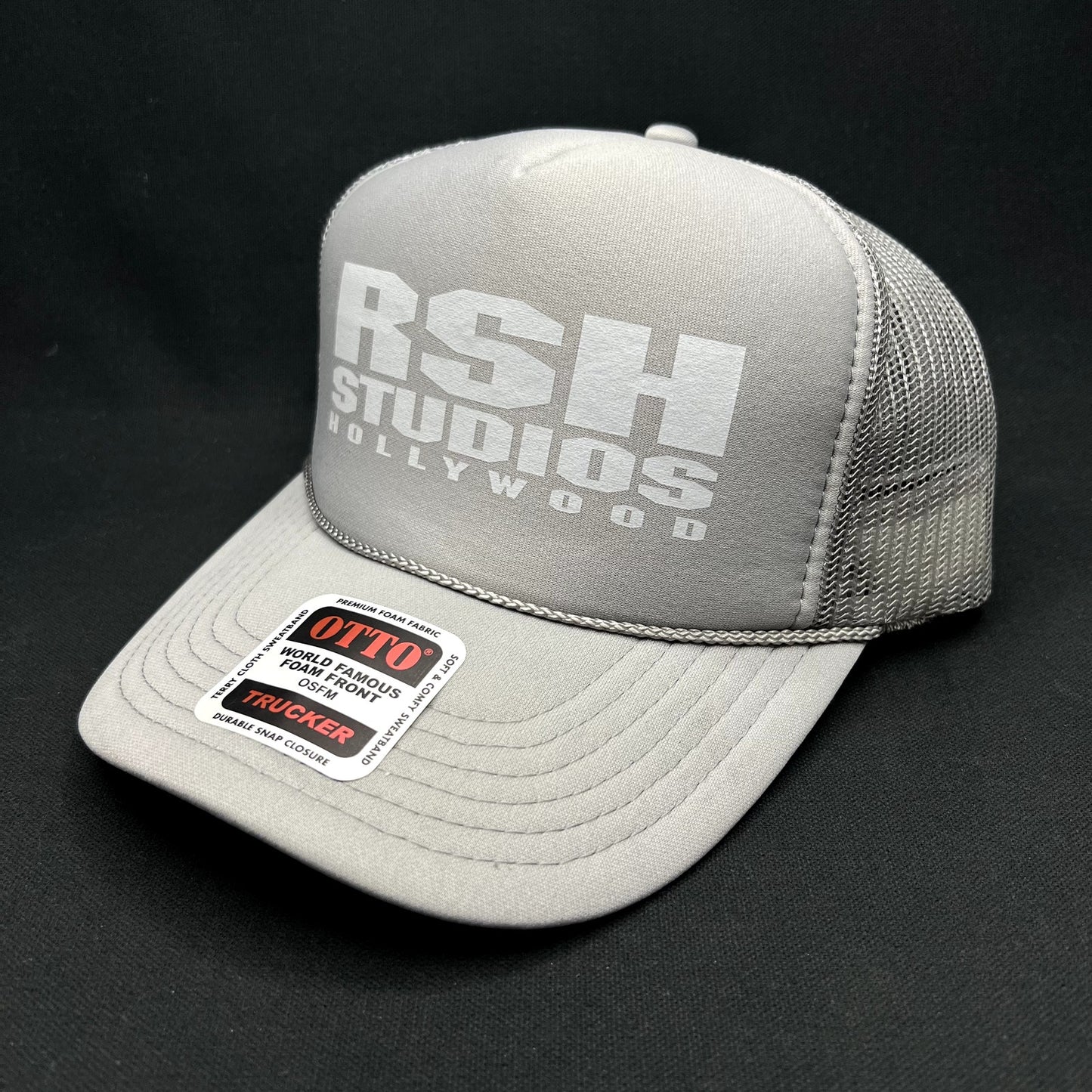 RSH Studios Hollywood Trucker Hat Gray OTTO Snapback Cap