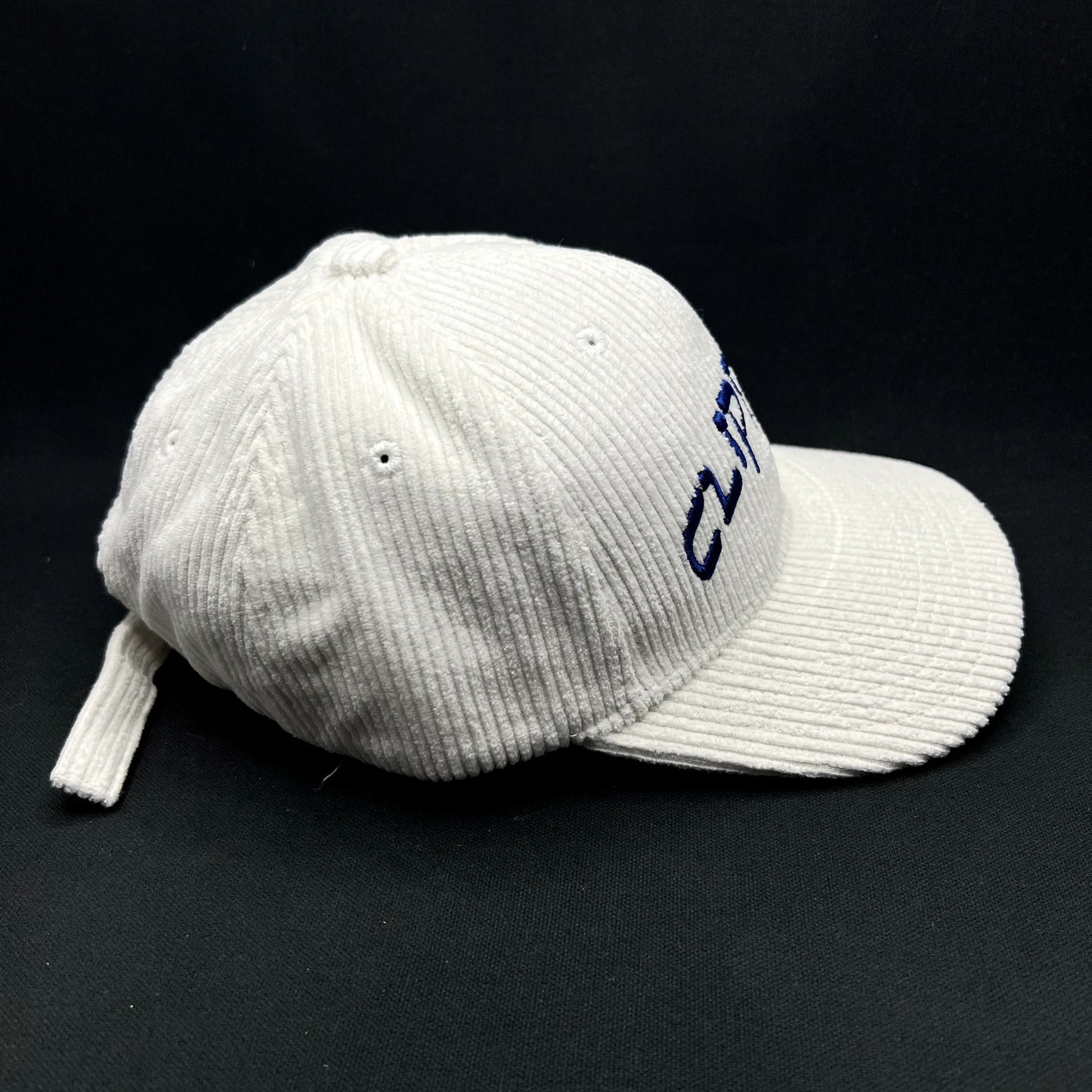 Los Angeles Clippers White Corduroy Cedars-Sinai Strapback Hat Melonwear