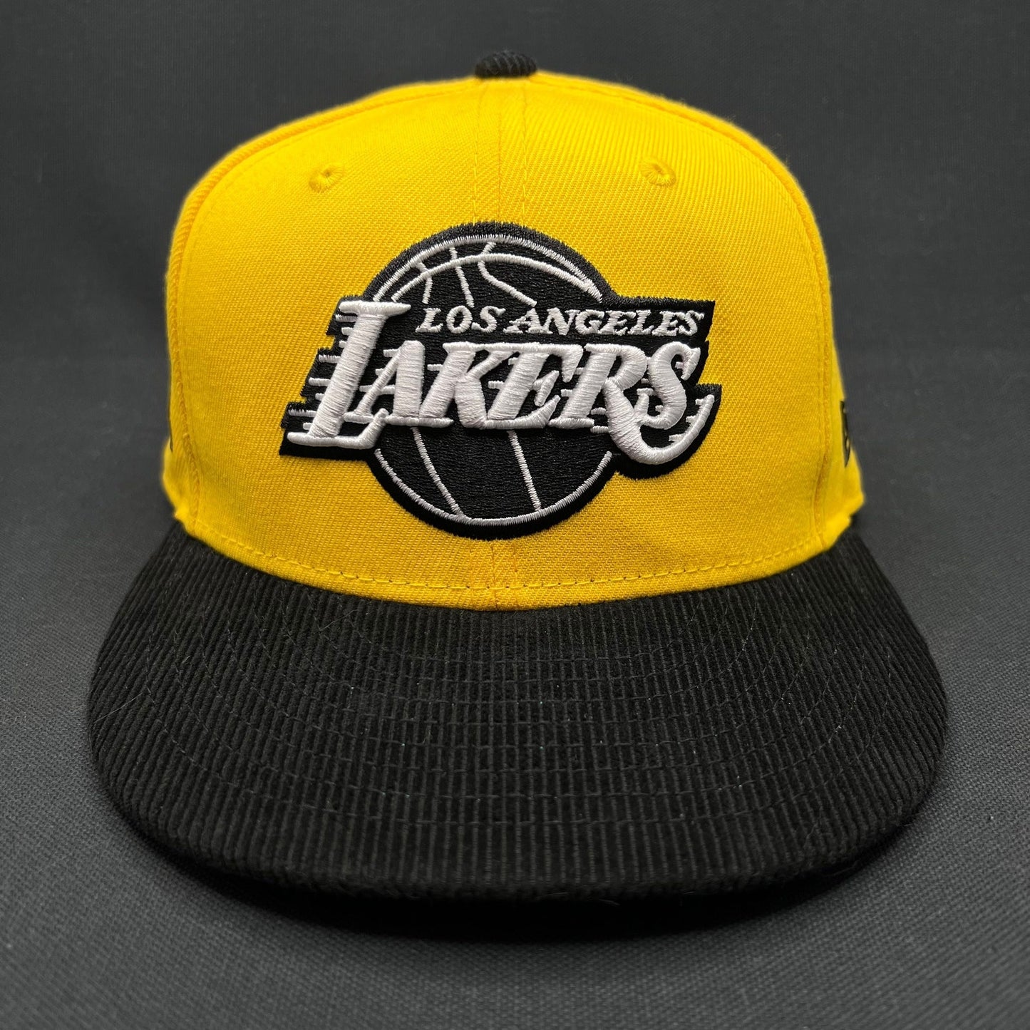 Los Angeles Lakers 75 years New Era Corduroy Brim Snapback Hat