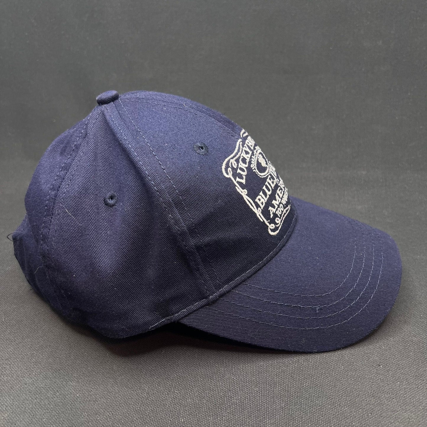 Lucky Brand Blue Jeans America Snapback Hat Navy Cap