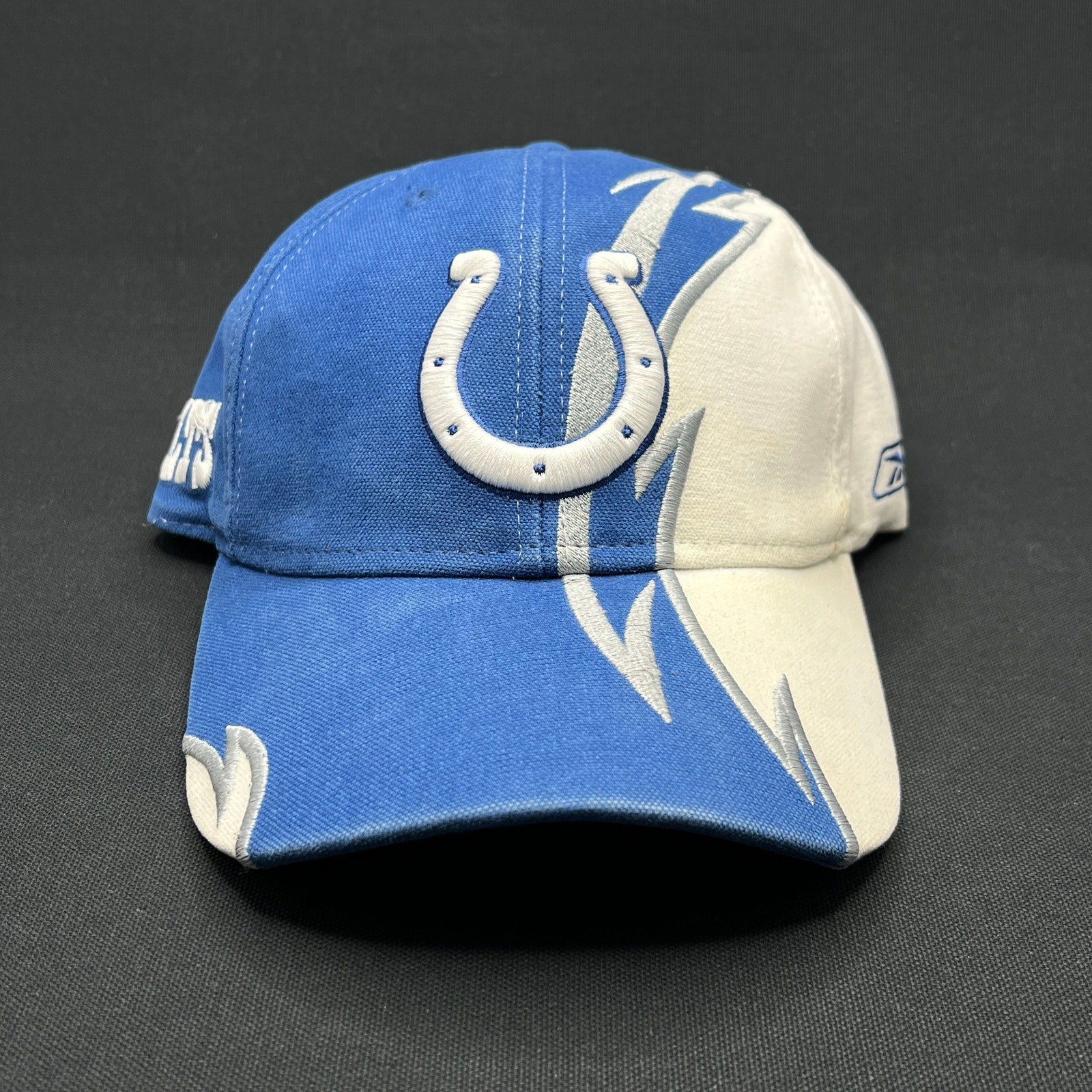 Vintage Indianapolis Colts Reebok NFL Hat Blue White Early 2000s Strapback