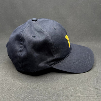 Vintage Michigan Wolverines Block M Snapback Hat Twins Enterprise NCAA
